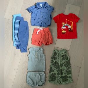 Toddler Boys 9 Piece Lot: 12 month